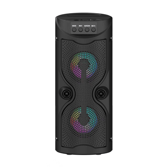 Parlante Bluetooth Multifunción "8906" | Karaoke, Radio FM y Luces RGB