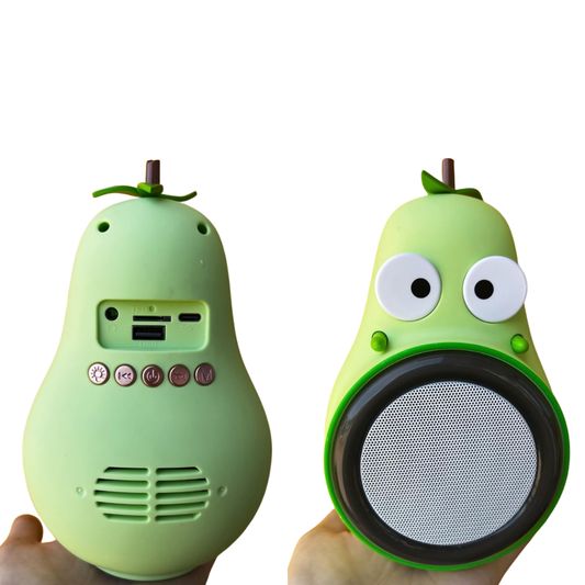 Parlante Bluetooth Portátil Infantil con Micrófono y Luces LED – Diseño Divertido