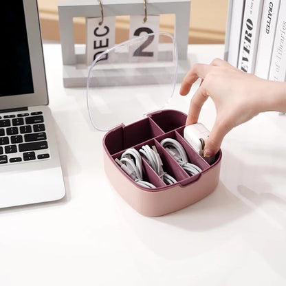 Organizador de cables compacto