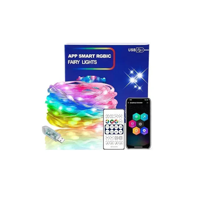 Tira LED RGB 10 Metros Bluetooth USB | Control App y Remoto + Modo Música