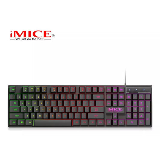 Teclado AK-600 USB con Retroiluminación RGB | Estilo y Rendimiento Imbatibles