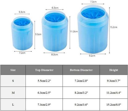 Limpiador de patas para mascotas talla M