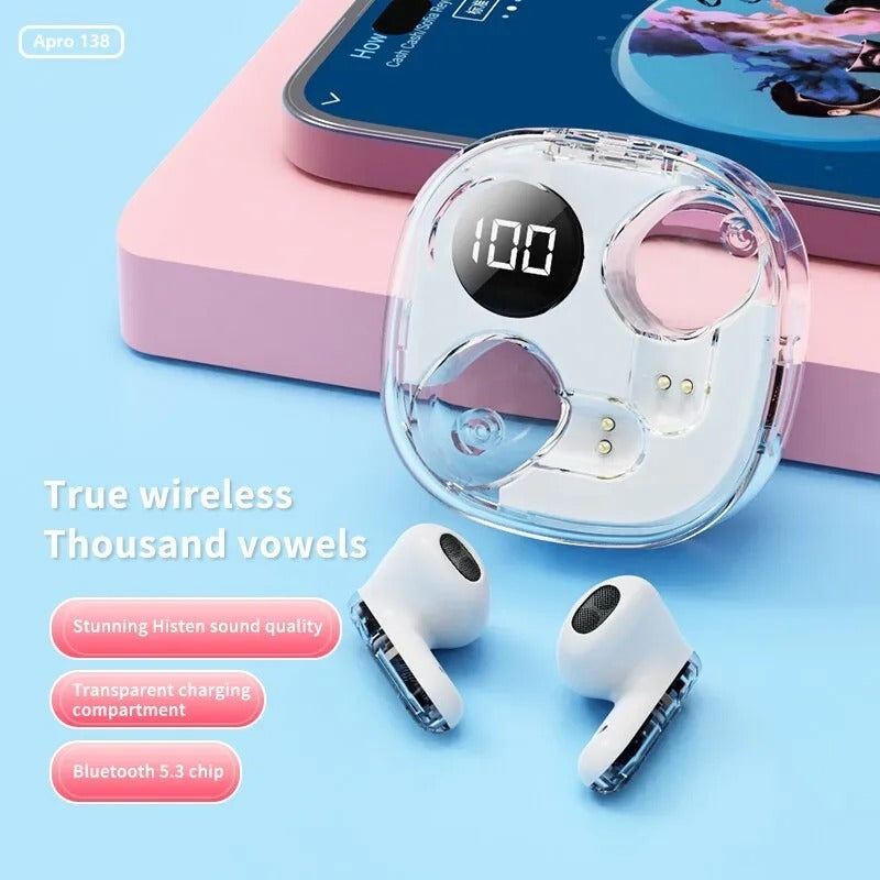 AirPods APRO-138 Bluetooth V5.3 | Sonido Claro y Conectividad Mejorada