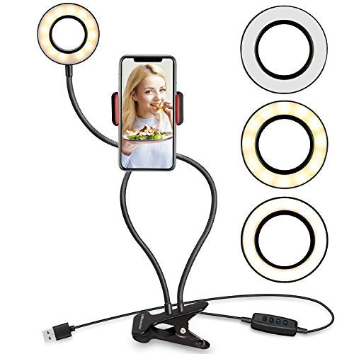 Lámpara con Soporte | Luz Regulable para Estudio y Oficina