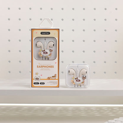 Audífonos con Orejitas Decorativas Q113 Tipo C | Sonido Estéreo, Micrófono y Diseño Juvenil