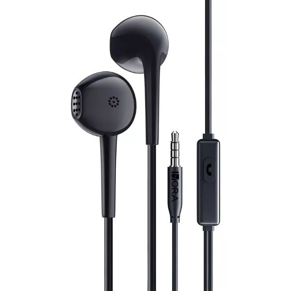 Audifonos In Ear Manos Libres 3.5mm 1hora Aut117 Color Negro