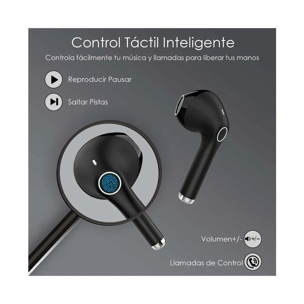 Audífonos Inalámbricos 1hora Auriculares Bluetooth Aut201