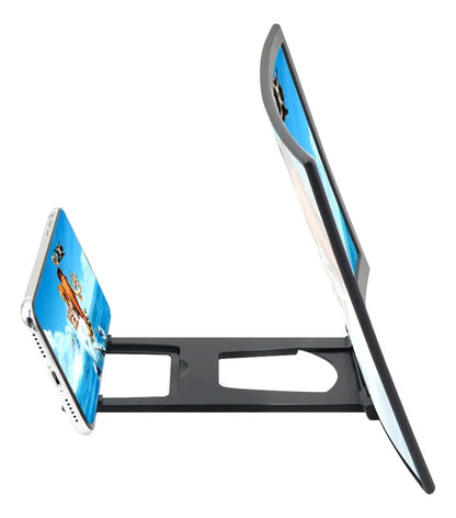 Amplificador de Pantalla Curva de 12" HD para Celular: Tu Cine Portátil Sin Cansancio Visual