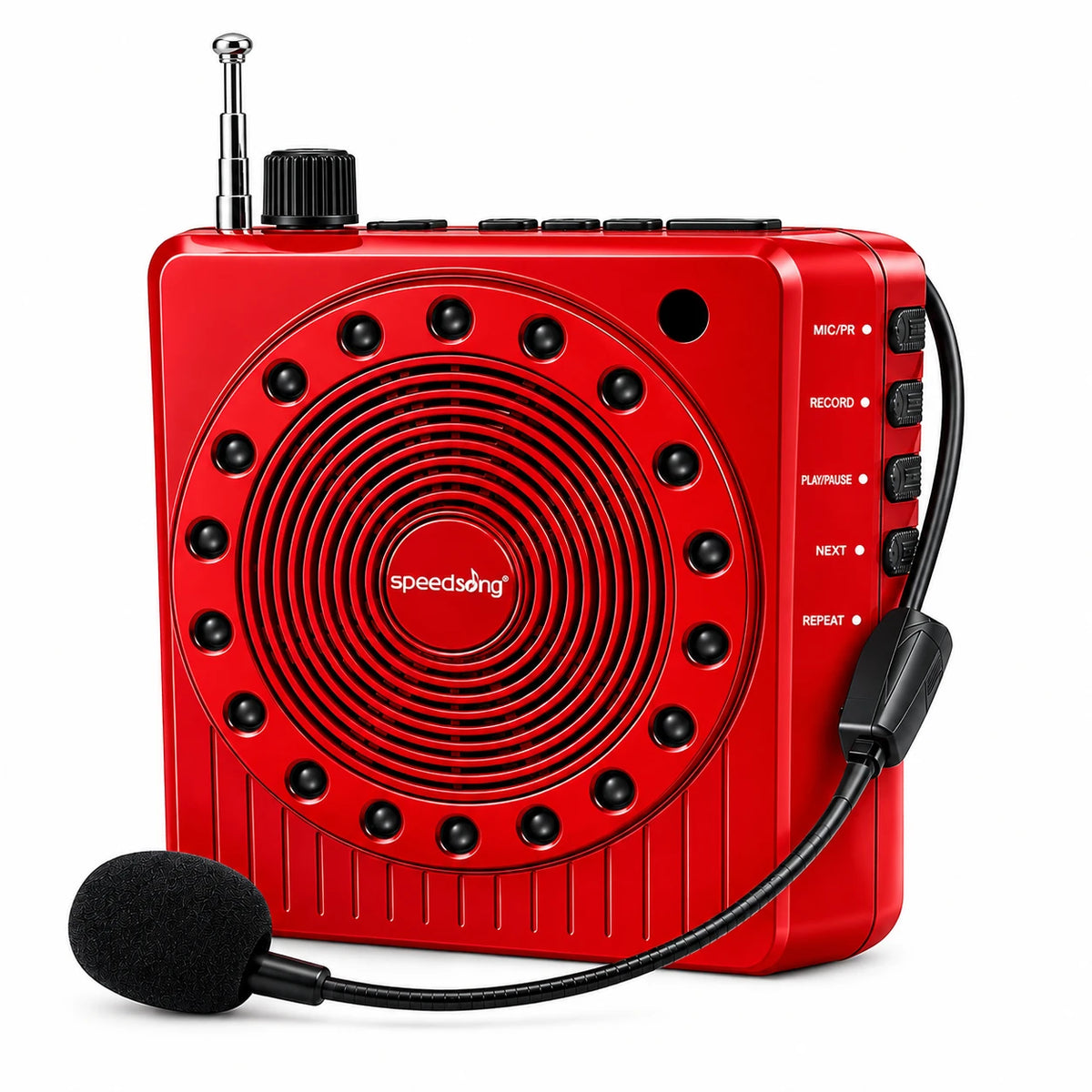 Parlante Amplificador Speed Song SG-845 con Micrófono y Bluetooth