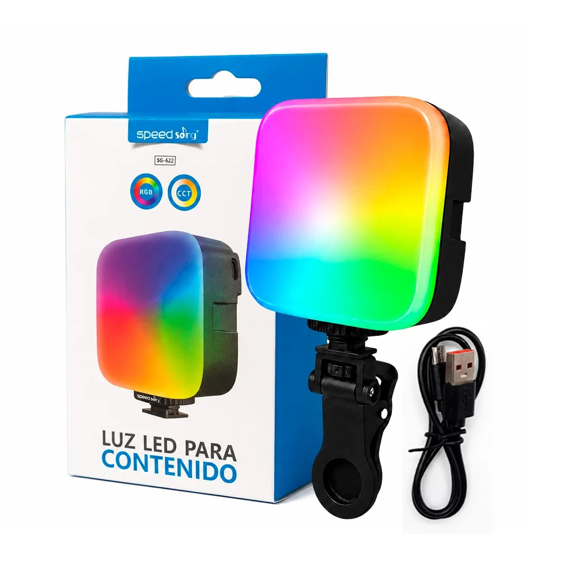 Luz LED RGB Portátil SpeedSong para Fotografía y Video