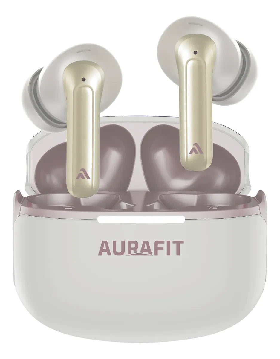 Audífonos AuraBuds WF7: Cancelación de Ruido Inteligente, Ergonomía y Llamadas Claras