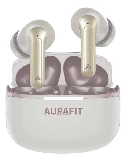 Audífonos AuraBuds WF7: Cancelación de Ruido Inteligente, Ergonomía y Llamadas Claras