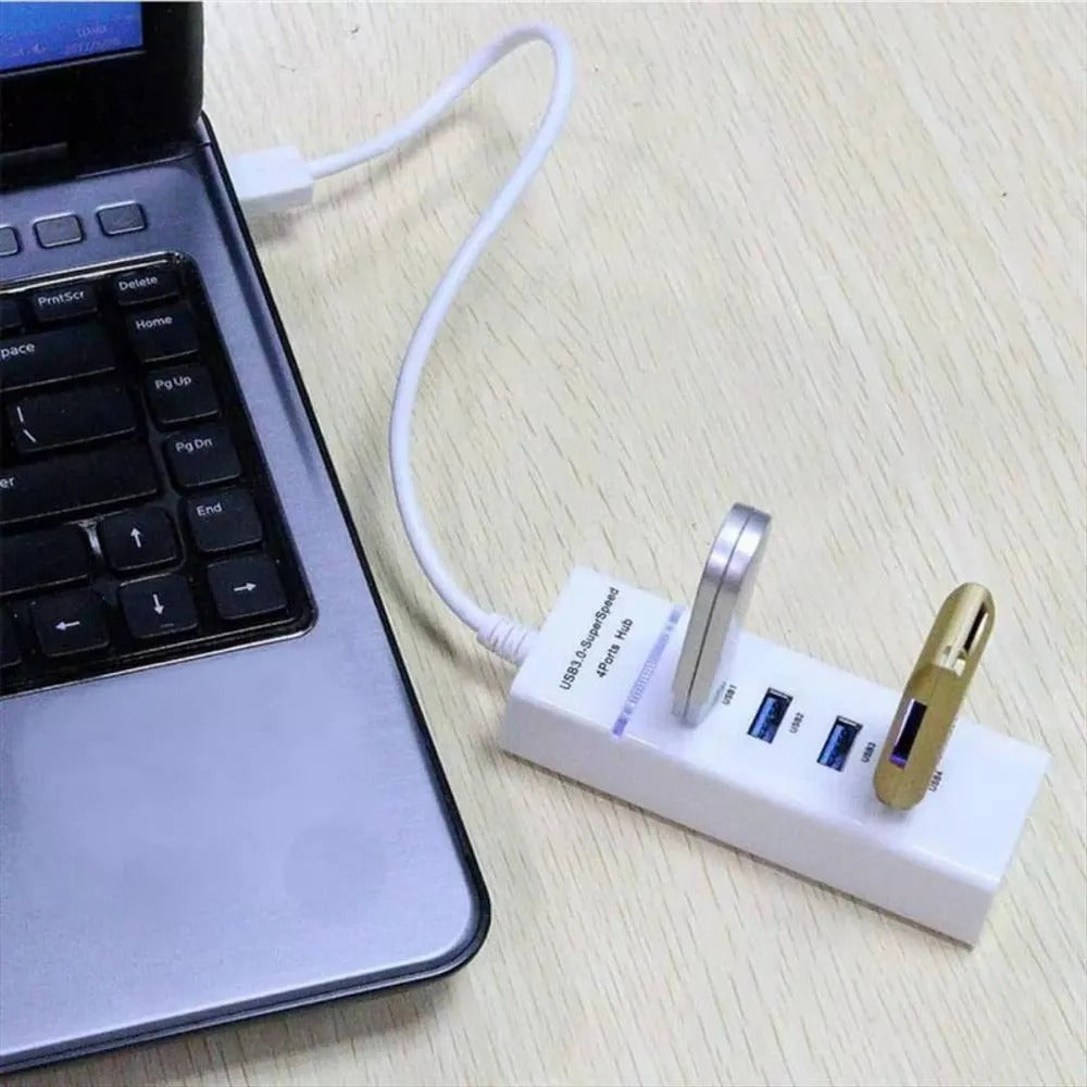 HUB USB 4 Puertos 3.0 BC-14 | Conecta Más, Transfiere Rápido