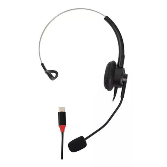 Diadema Call Center Tipo C | Micrófono Omnidireccional y Confort para Largas Jornadas