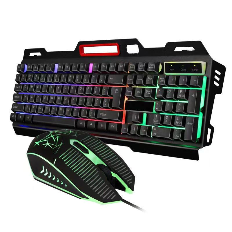 Combo Teclado CMK-198 con Mouse Óptico | Diseño Ergonómico y Retroiluminación RGB