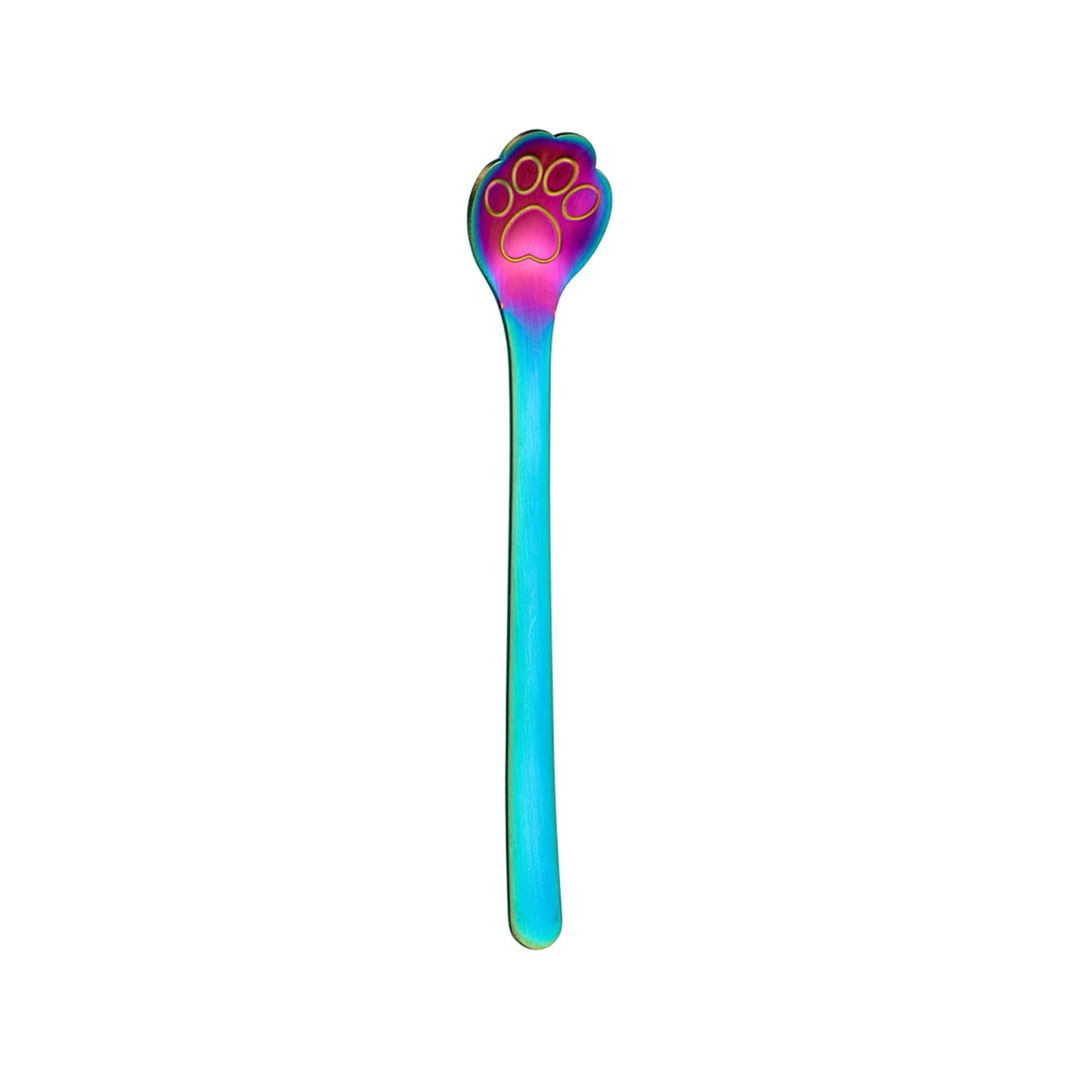 Cuchara de Café Garra de Gato de Acero Inoxidable – Diseño Creativo