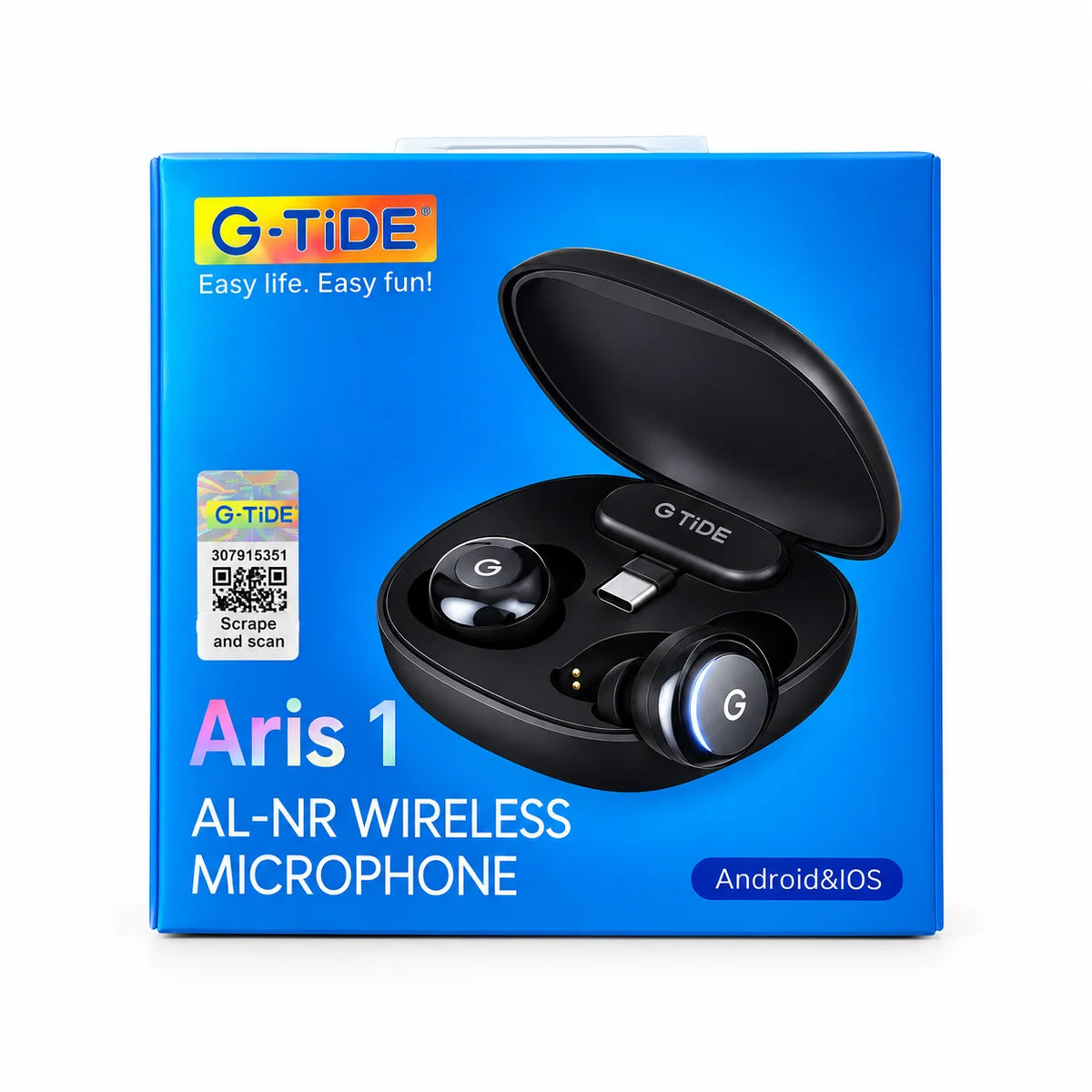 Micrófono Inalámbrico Profesional G-TIDE Aris 1 Con Entrada Tipo C