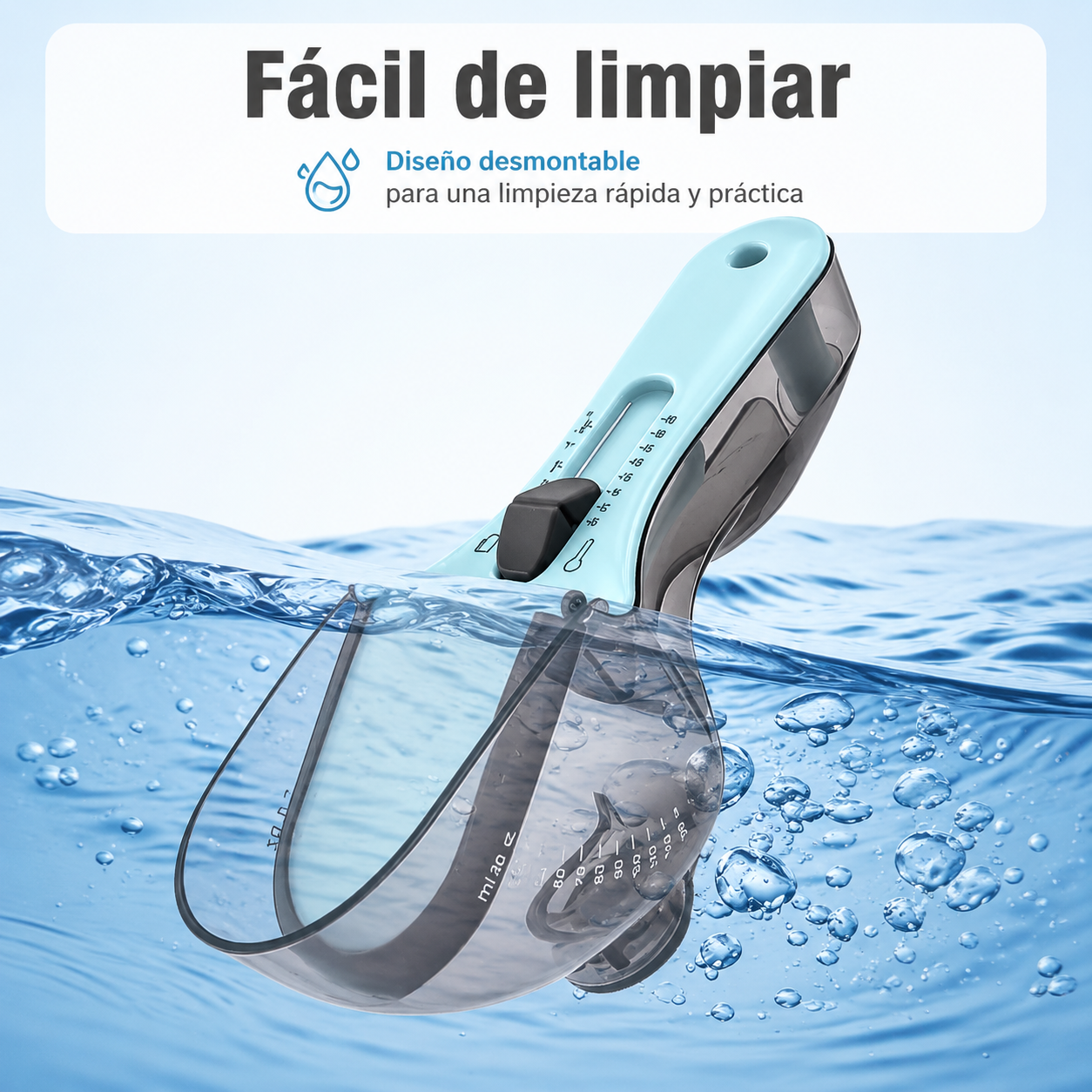 Cucharas Medidoras Ajustables x2 para Cocina | Medición Precisa