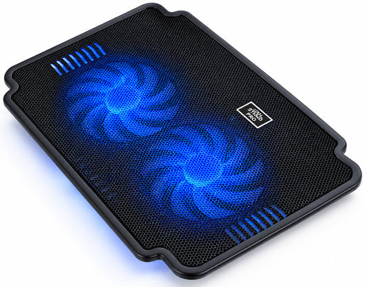 Base Refrigerante para Laptop 17" 2 Ventiladores USB LED