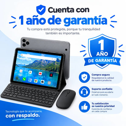 📱 Tablet Mobulaa TAB 3 10.1" | 3GB RAM + 32GB | Dual SIM 4G | Android 13