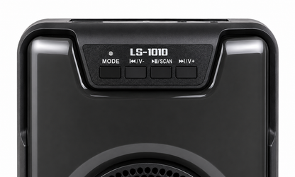 Parlante LS-1010 | Bluetooth 5.0, 5W, TWS, USB/AUX/FM + Luces LED