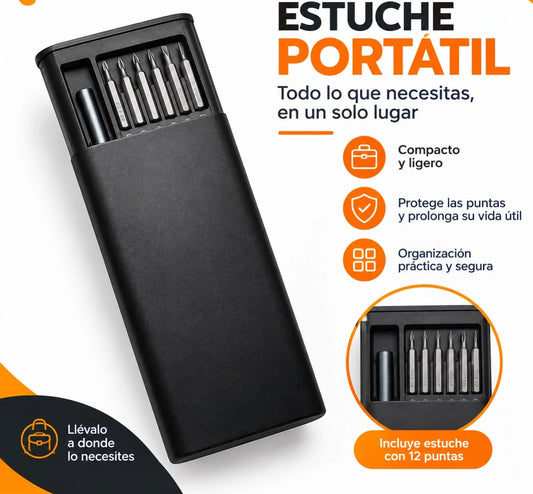 Kit de Destornilladores 24 en 1 Magnético GJ-CT24 - Vista 2