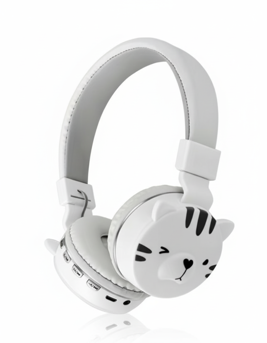 Diadema Inalámbrica B17BT – Diseño animado, Comodidad y Sonido Potente
