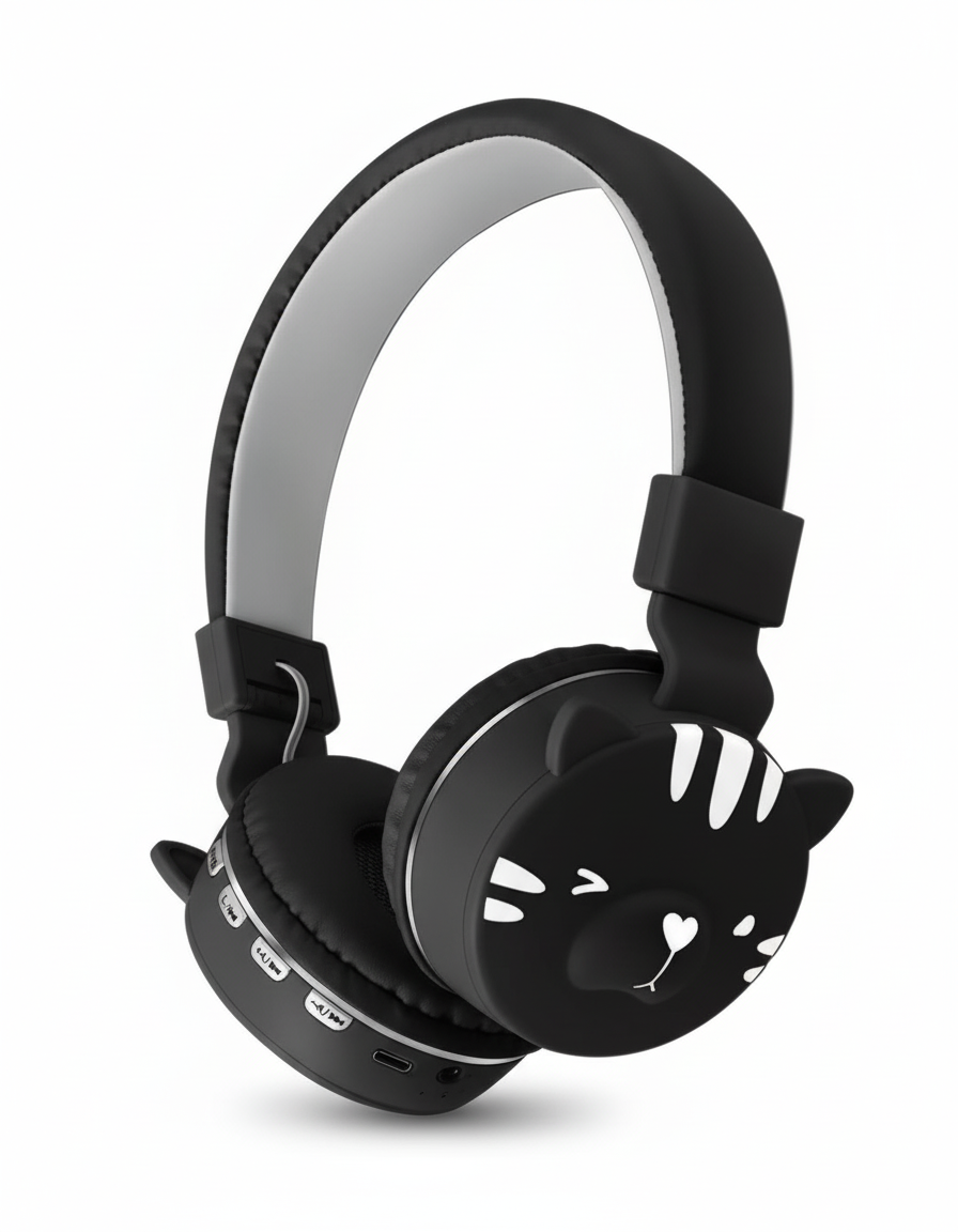 Diadema Inalámbrica B17BT – Diseño animado, Comodidad y Sonido Potente - Vista 2