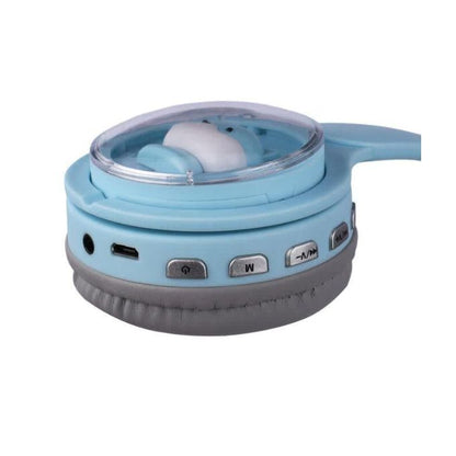 Diadema Inalámbrica M31 | con Orejas de Gato y Luces RGB