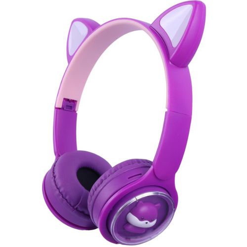 Diadema Inalámbrica M31 | con Orejas de Gato y Luces RGB