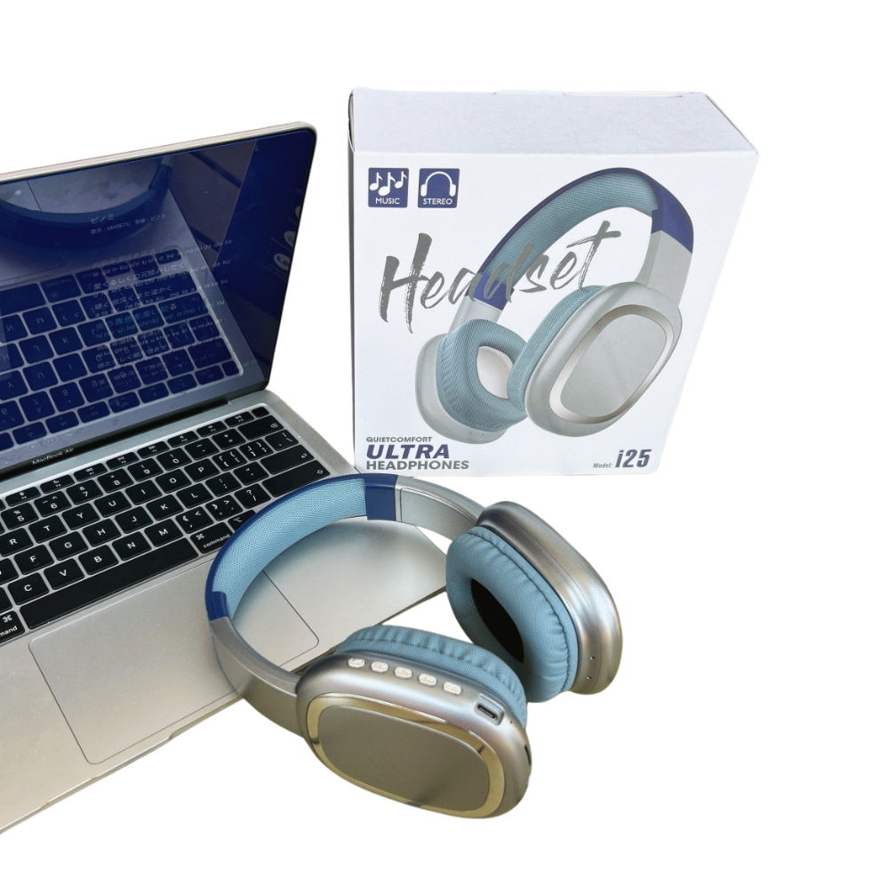 Audífonos Diadema Inalámbricos i25 – Sonido Ultra y Comodidad Extrema