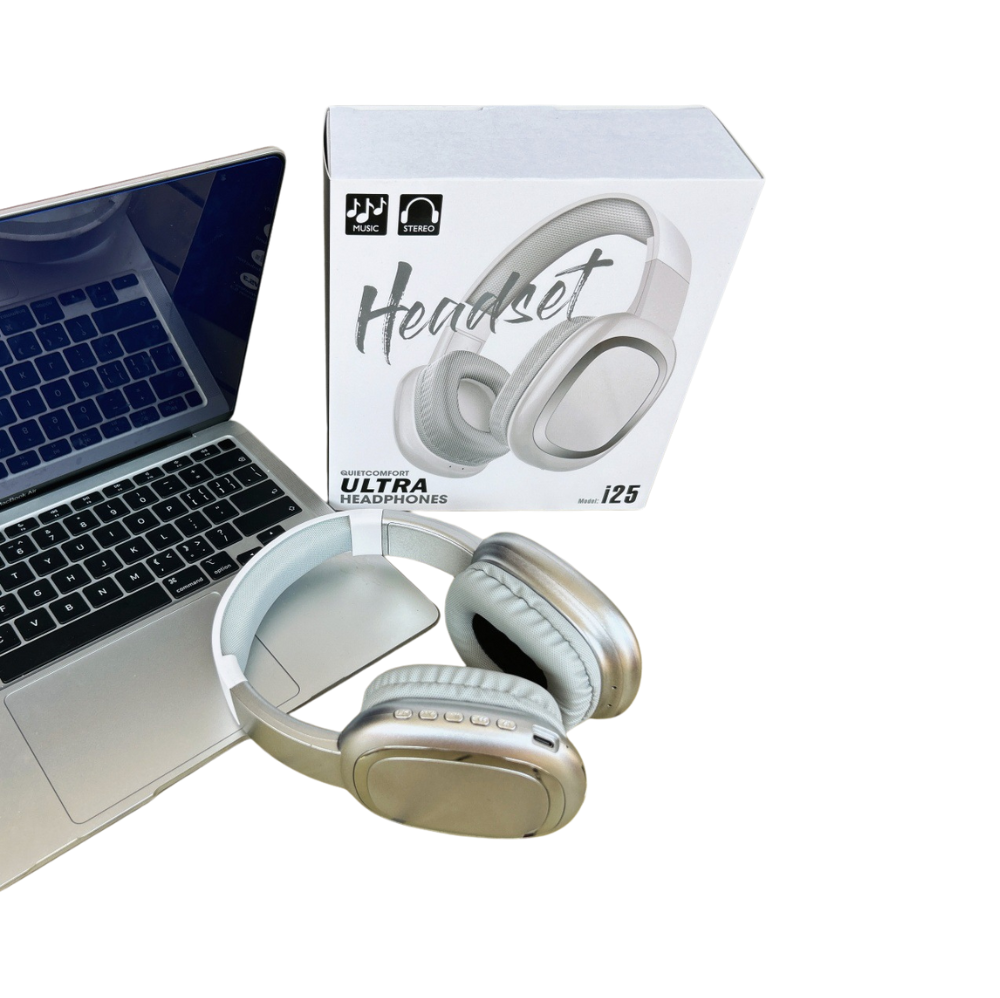 Audífonos Diadema Inalámbricos i25 – Sonido Ultra y Comodidad Extrema