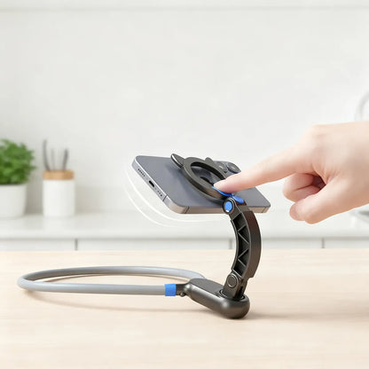 Soporte de Cuello Magnético para Celular – Manos Libres Para Creación De Contenido