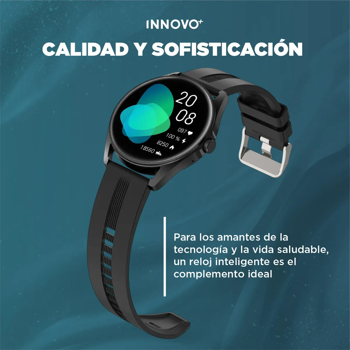 Smartwatch G-TIDE R3 – Llamadas Bluetooth, Monitoreo de Salud, Pantalla HD 1.39” y Más de 100 Modos Deportivos