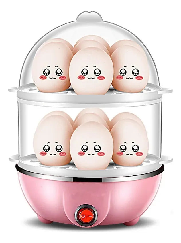 HUEVERA ELÉCTRICA DOBLE NIVEL ZY-31 | Cocina Hasta 14 Huevos en Minutos