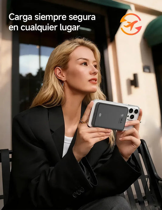 1hora Power Bank 10000 Mah 22.5w Magnetica Portatil Bat102
