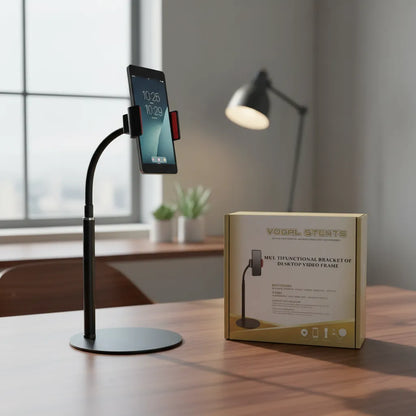 📱 Soporte de Mesa para Tablet | Metálico, Ajustable y Giratorio 360°