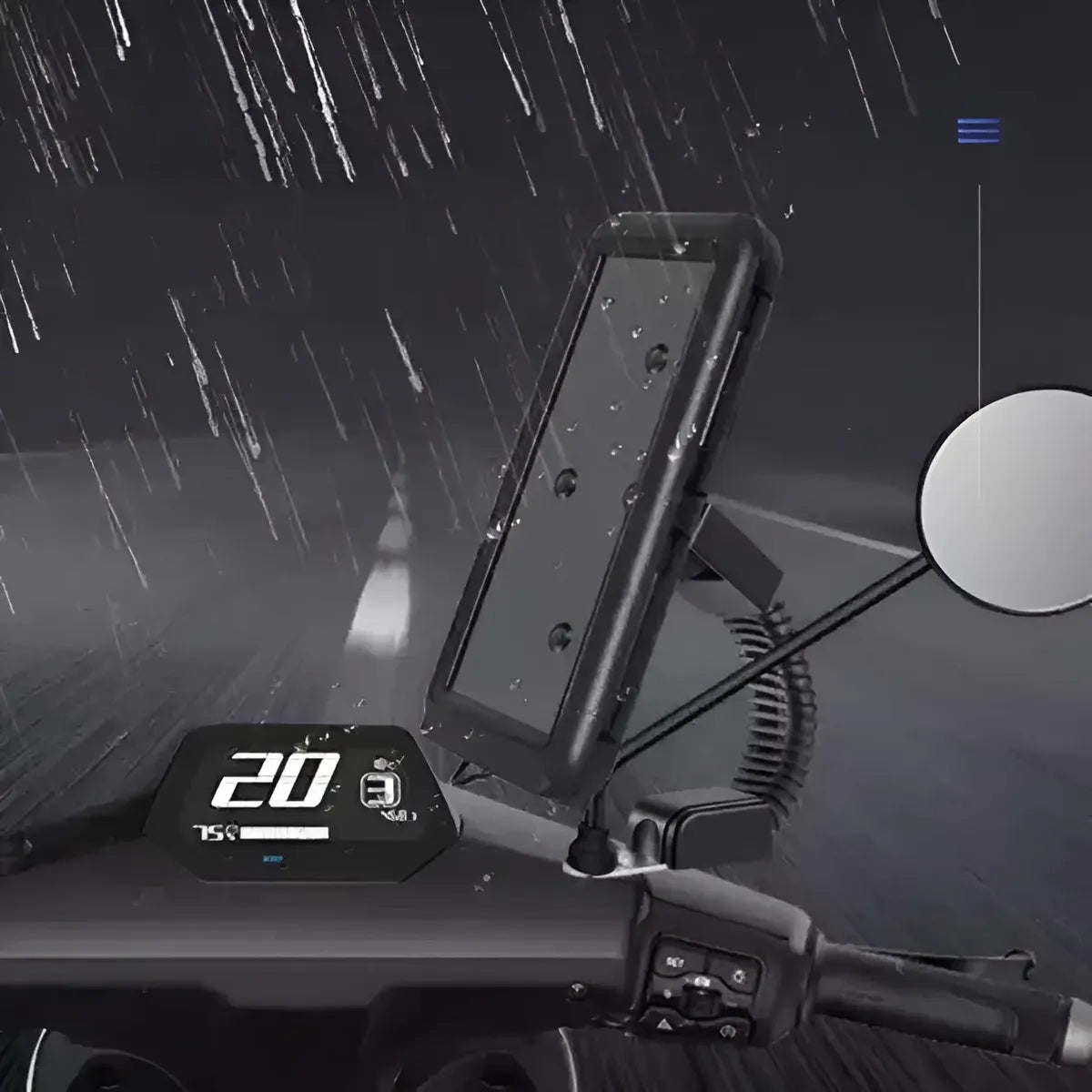 Soporte Impermeable para Celular de Moto y Bicicleta | Rotación 360°