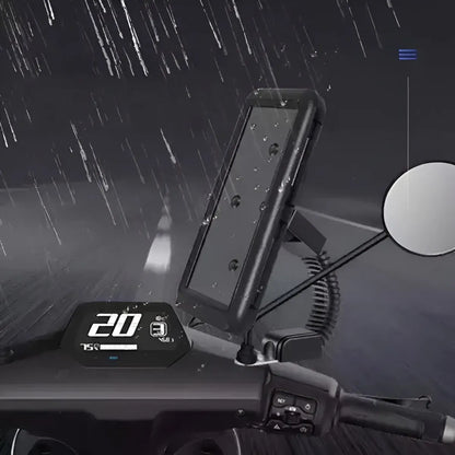 Soporte Impermeable para Celular de Moto y Bicicleta | Rotación 360°