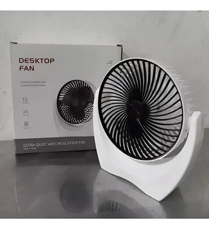 Ventilador de Escritorio Recargable | USB, Compacto y con Múltiples Velocidades