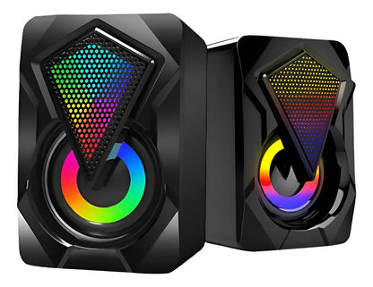 Parlantes Gamer Altavoz Pc Rgb Speaker Ysd-1046