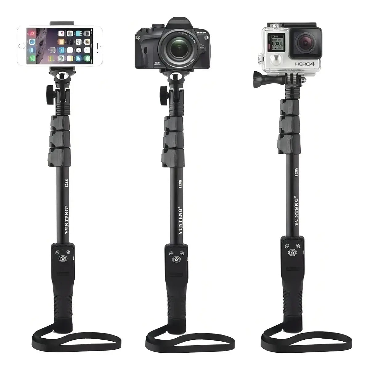 Monopod Selfie Yunteng YT-1288 con Control Bluetooth Recargable
