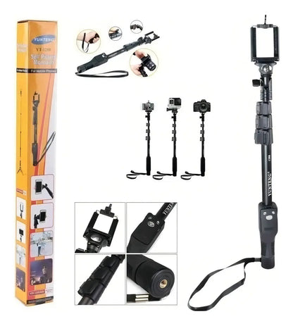Monopod Selfie Yunteng YT-1288 con Control Bluetooth Recargable