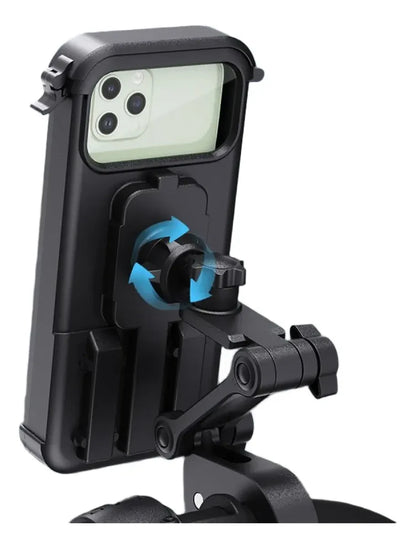 Soporte para Celular de Motocicleta y Bicicleta para Manubrio Grueso 360° | INOTEK
