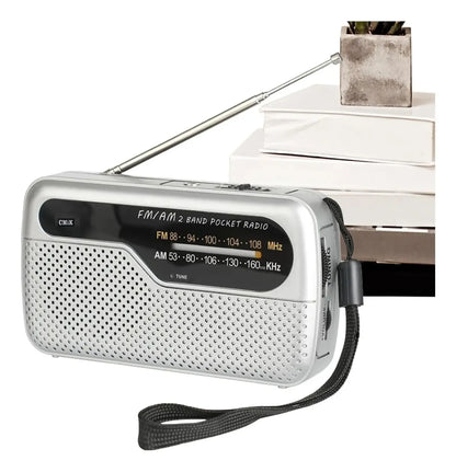 Radio Portátil AM/FM MK-6 – Compacta y Liviana