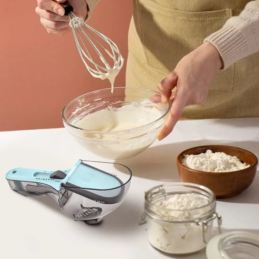 Cucharas Medidoras Ajustables x2 para Cocina | Medición Precisa