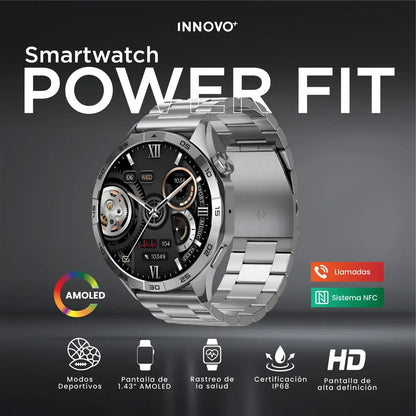 Smartwatch G-Tide Power | AMOLED 1.43, Llamadas Bluetooth, 3 Pulsos Incluidos + Obsequio