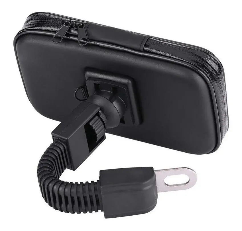 Soporte Impermeable Celular Moto Bicicleta ZX-456 | GPS 360° Antilluvia Universal