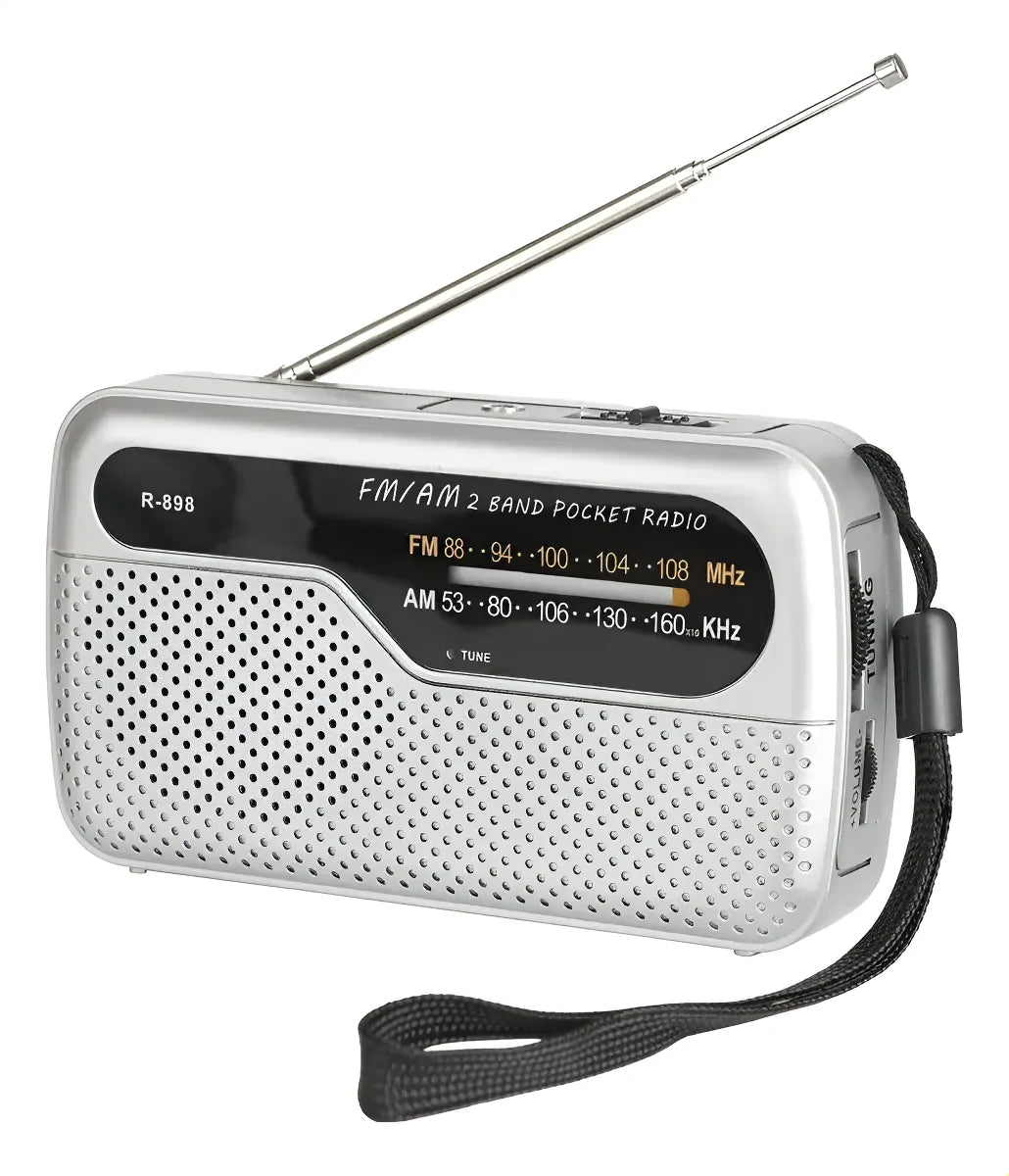 Radio Portátil AM/FM MK-6 – Compacta y Liviana