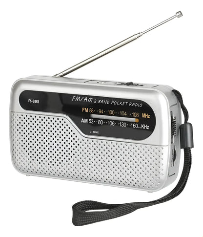 Radio Portátil AM/FM MK-6 – Compacta y Liviana
